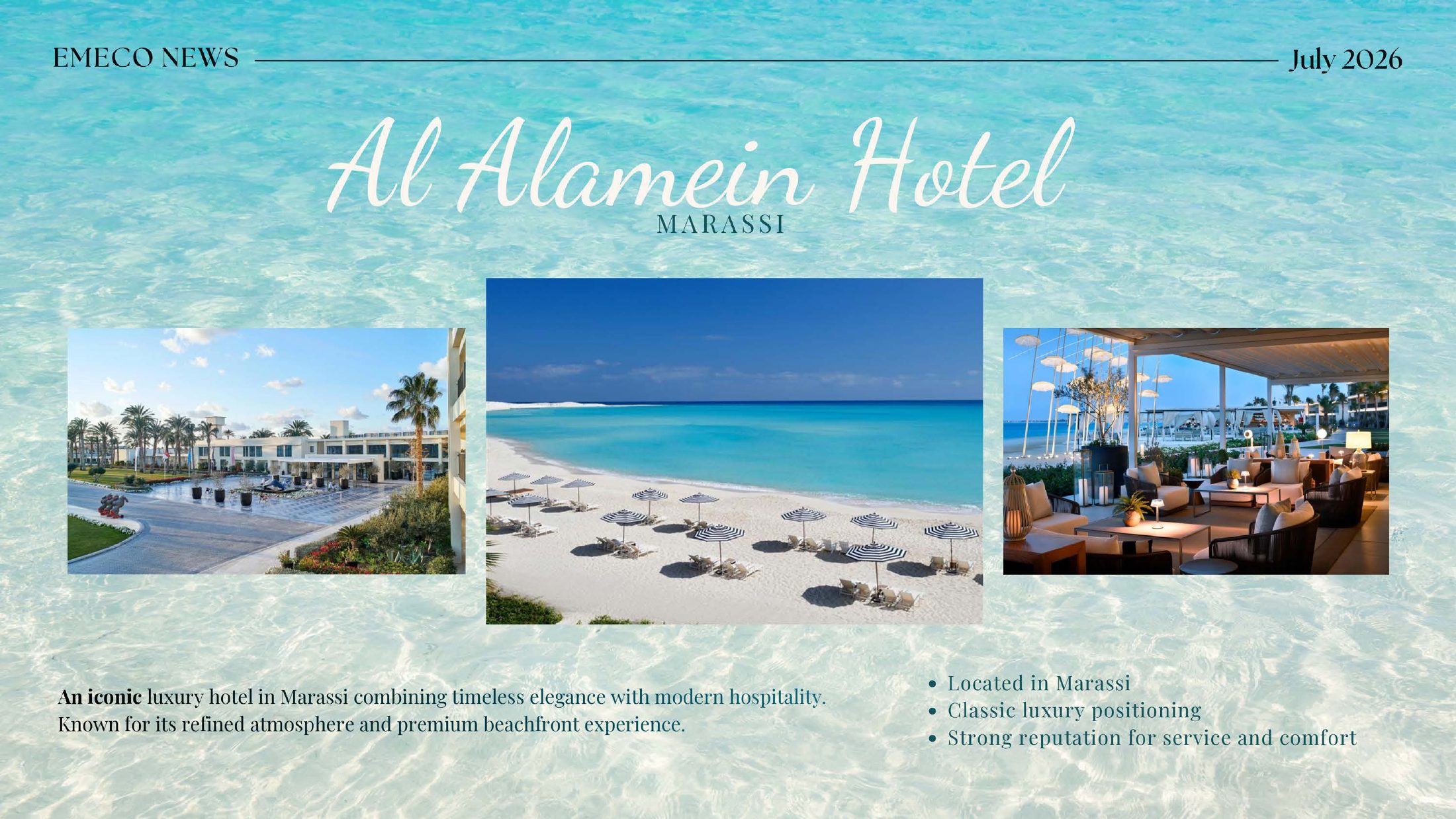 Al Alamein Hotel, Marassi